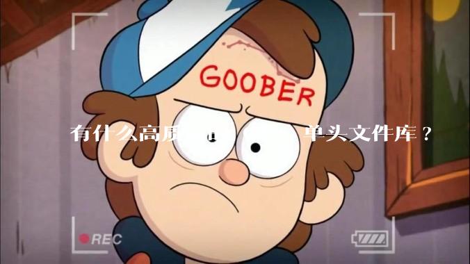 有什么高质量的 C++ 单头文件库?